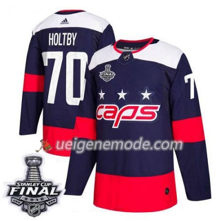 Herren Eishockey Washington Capitals Trikot Braden Holtby 70 2018 Stanley Cup Final Patch Adidas Stadium Series Authentic